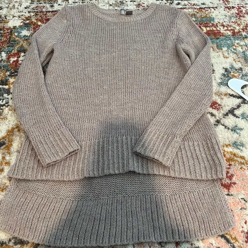 Mauve/purple knit sweater